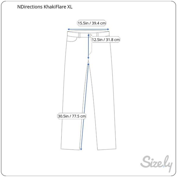 NWT New Directions Womens XL Sand Elastic Waist Wide Leg Lined Trousers Pants - Picture 3 of 9